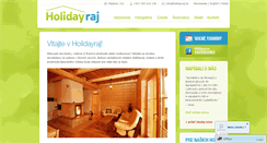 Desktop Screenshot of holidayraj.sk